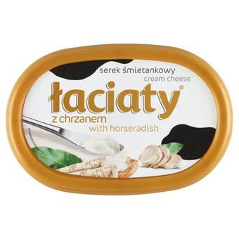 Społem Łaciaty serek śmietankowy z chrzanem 135 g oferta