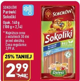 ALDI Parówki sokołów sokoliki oferta