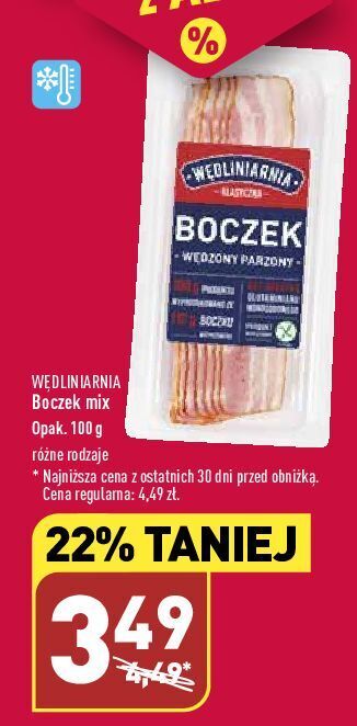 ALDI Boczek wędzony parzony wędliniarnia classic oferta