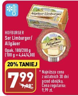 ALDI Ser allgauer hofburger oferta