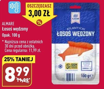 Almare Łosoś wędzony 100g