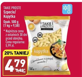 ALDI Takie Proste szpecle/Kopytka 500g oferta
