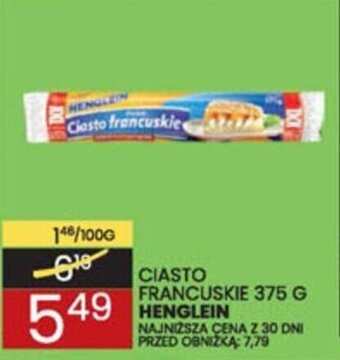 Wafelek Henglein Ciasto francuskie 375g oferta