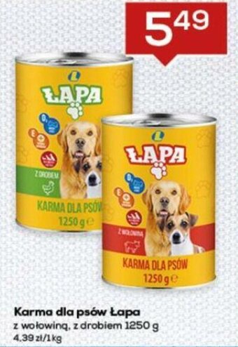Łapa Karma dla psów 1250g
