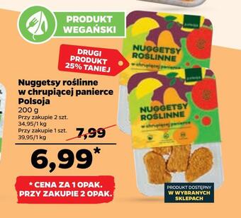 Netto Nuggetsy roślinne w chrupiącej panierce polsoja oferta