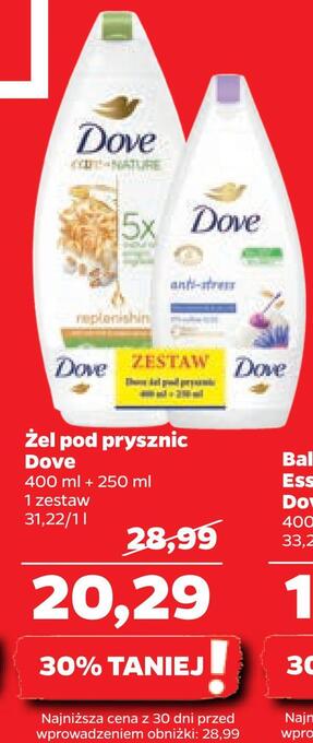 Netto Żel pod prysznic dove oferta
