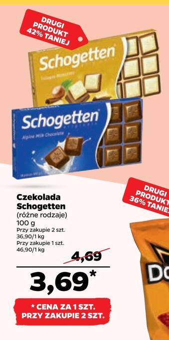Netto Czekolada schogetten oferta