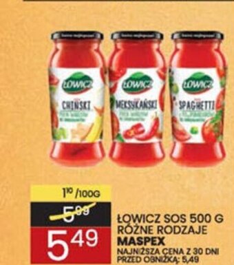 Wafelek Maspex Łowicz Sos 500g oferta