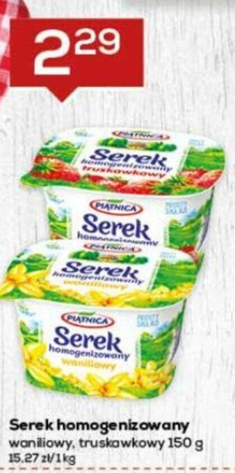 Lewiatan OSM Piątnica Serek homogenizowany 150g oferta