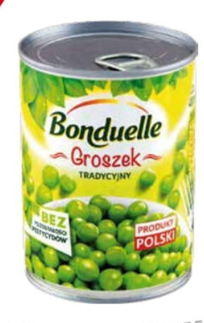 Bonduelle groszek konserwowy tradycyjny 400 g