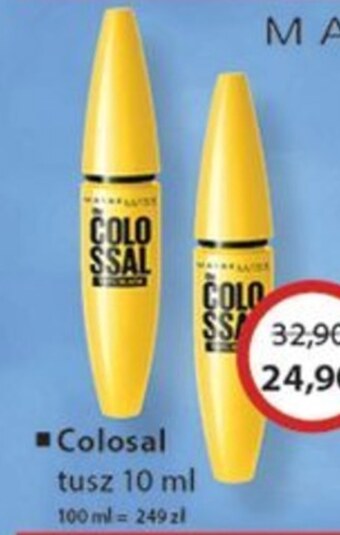 Drogeria alicja Tusz do rzęs maybelline oferta