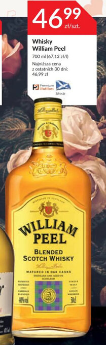 Stokrotka William Peel Whisky 700ml oferta