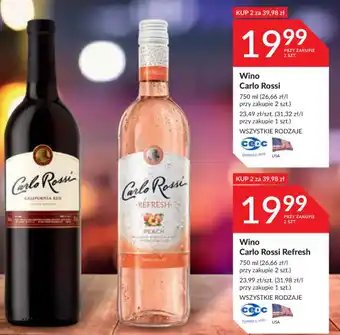 Stokrotka Carlo Rossi Wino 750ml oferta