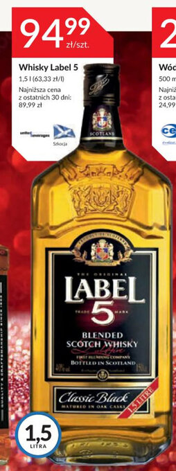 Label 5 Whisky 1,5l