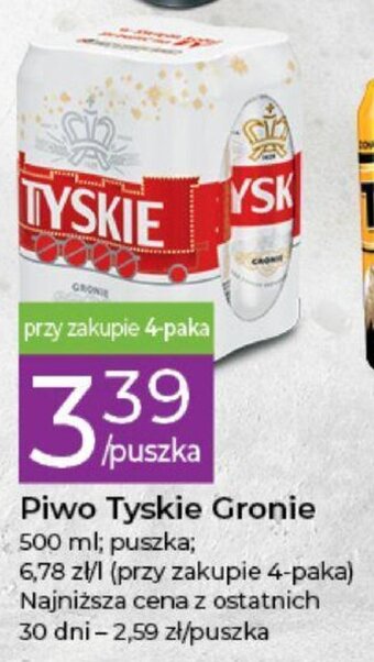 Stokrotka Tyskie Gronie Piwo 500ml oferta