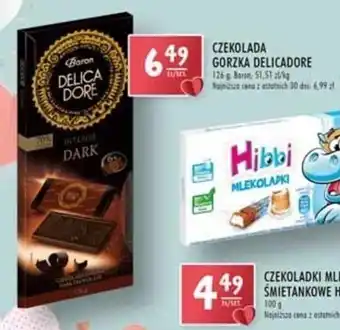 Stokrotka Millano czekolada gorzka delicadore 126g oferta