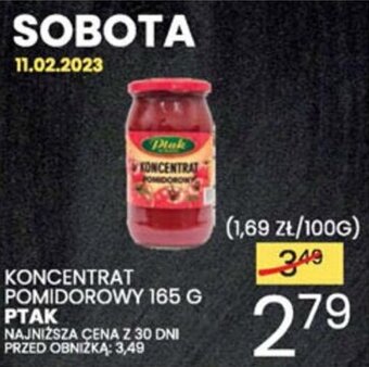 Ptak Koncentrat Pomidorowy 165g