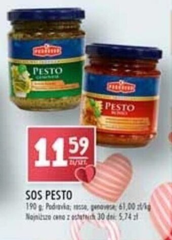 Stokrotka Podravka sos pesto 190g oferta