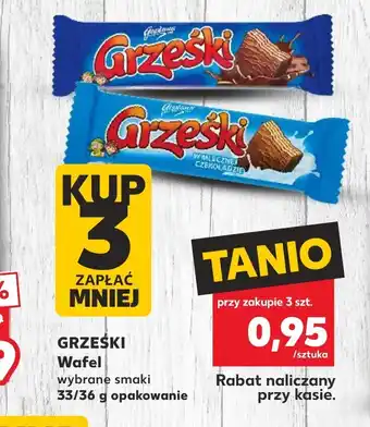 Kaufland Grześki Wafel 33-36g oferta