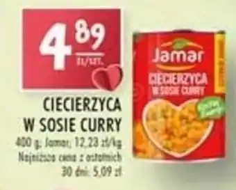 Stokrotka Jamar Ciecierzyca w sosie Curry 400g oferta