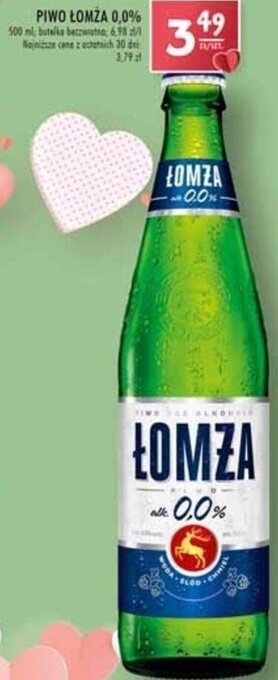 Stokrotka Łomża Piwo 0,0% 500ml oferta