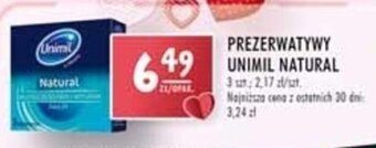 Stokrotka Unimil Natural Prezerwatywy 3szt. oferta