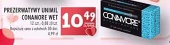 Stokrotka Unimil Conamore Wet Prezerwatywy 12szt. oferta