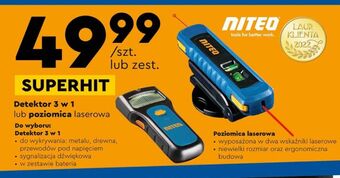 Biedronka Poziomica laserowa niteo tools oferta