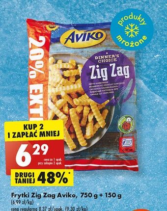Biedronka Frytki karbowane aviko zig zag oferta