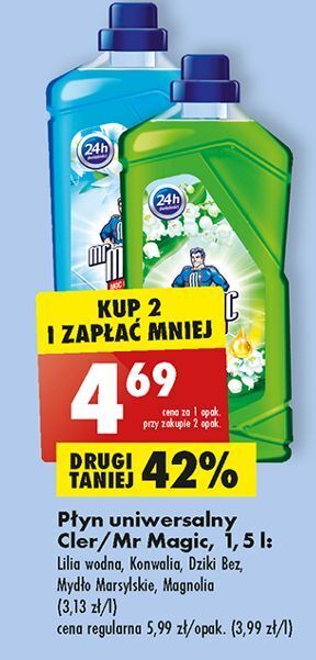Biedronka Płyn uniwersalny konwalia mr magic oferta