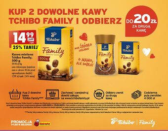 Biedronka Kawa tchibo family classic oferta