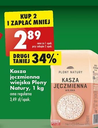 Biedronka Kasza jęczmienna wiejska plony natury oferta