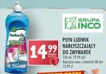Stokrotka Grupa Inco Płyn Ludwik nabłyszczający do zmywarek 750ml oferta