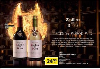 Carrefour Wino casillero del diablo sauvignon blanc oferta