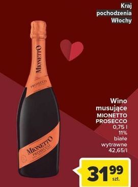 Carrefour Wino mionetto prosecco oferta