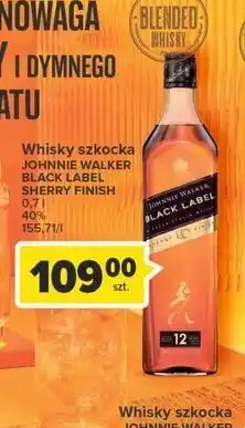 Carrefour Whisky johnnie walker black label sherry finish oferta