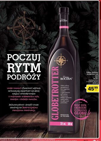 Carrefour Likier czarny bocian globetrotter oferta