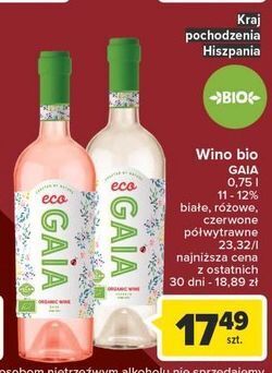 Carrefour Wino gaia rose oferta