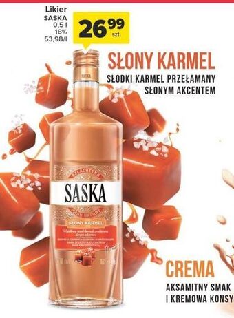 Carrefour Wódka saska słony karmel oferta