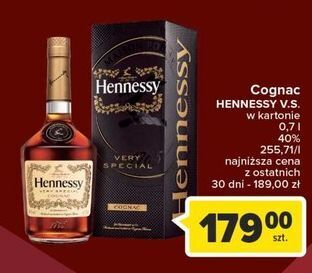 Carrefour Cognac karton hennessy very special oferta