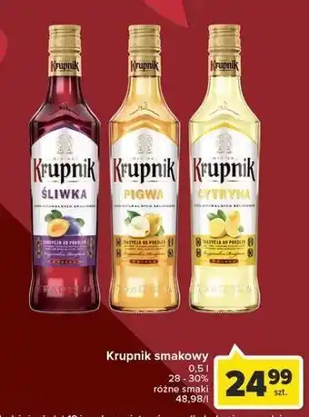 Carrefour Wódka krupnik pigwowy oferta