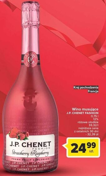 Carrefour Wino j.p. chenet strawberry & raspberry oferta