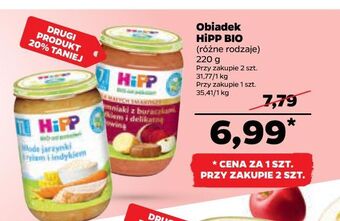 Netto Młode jarzynki z ryżem i indykiem hipp oferta