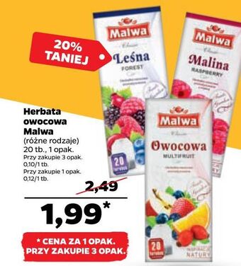 Netto Herbatka malina malwa tea oferta