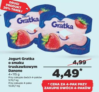 Netto Jogurt truskawka danone gratka oferta