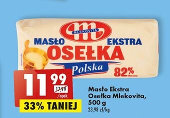 Biedronka Masło mlekovita osełka ekstra oferta