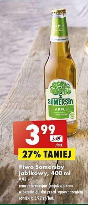 Biedronka Piwo somersby oferta