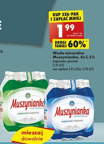 Biedronka Woda niegazowana muszynianka oferta