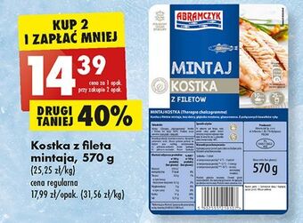 Biedronka Mintaj kostka abramczyk oferta