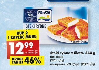Biedronka Steki rybne z fileta frosta oferta